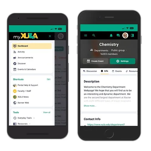 myXULA Portal App